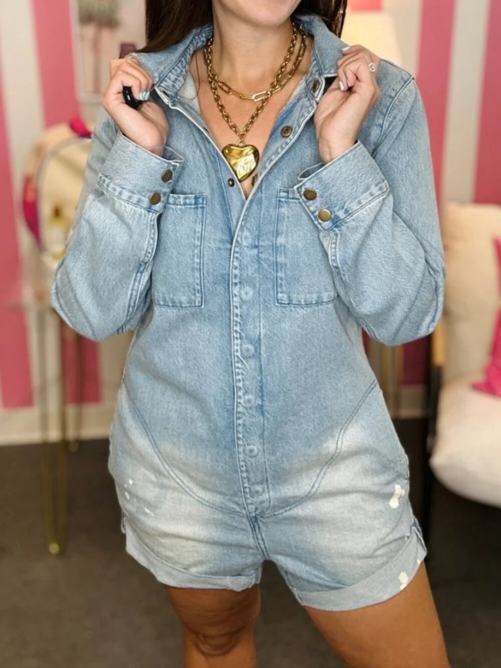 STITCH & Co. The Denim Stitch Romper